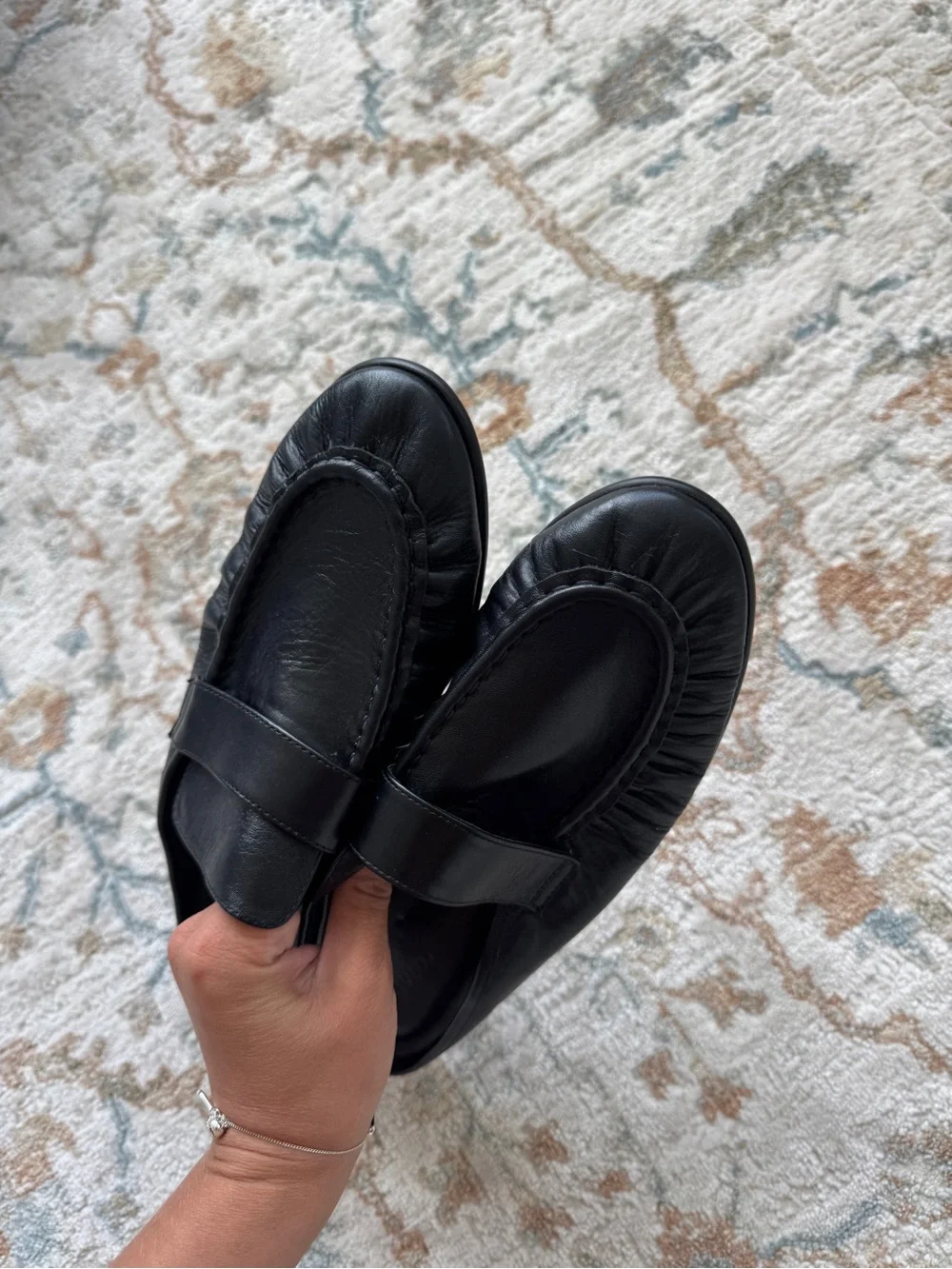 TONY BIANCO Glacier Black Venice Loafers 8.5